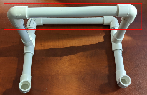 The part connected onto the top of the 4.25 inch pipes