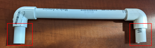 The next step with the new parts highlighted in red