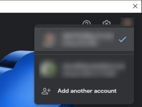 The profiles viewable from the system tray
